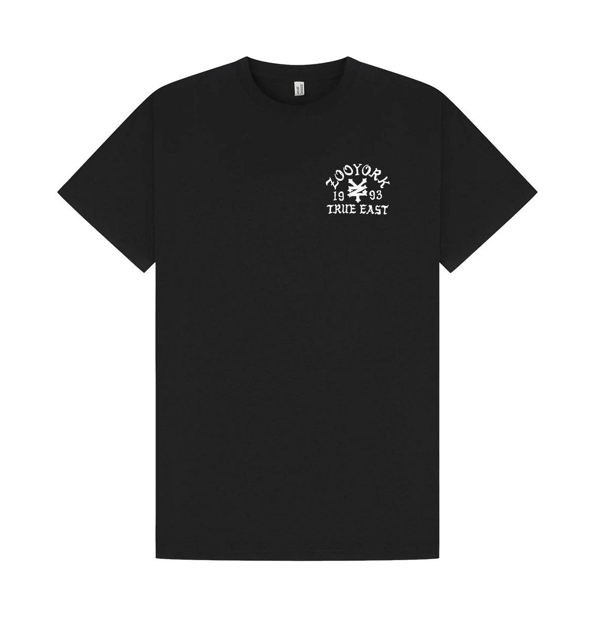 Black Printed T-shirt Front