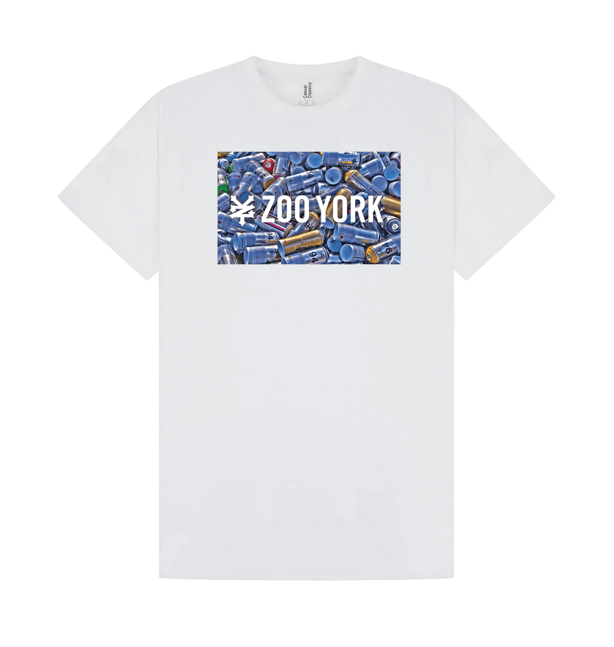 White Printed T-shirt Front