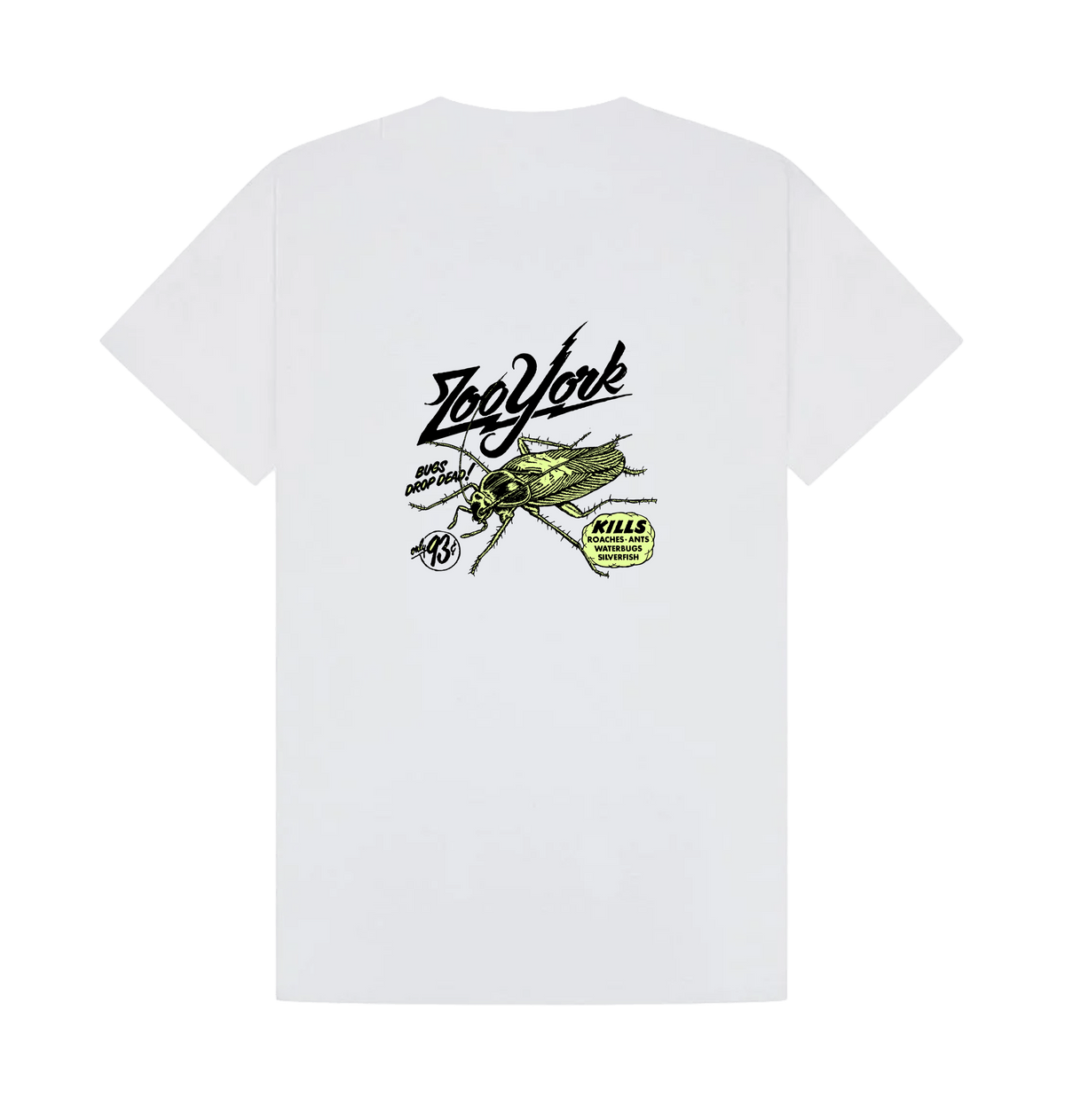 White Printed T-shirt Back