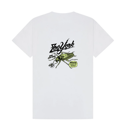 White Printed T-shirt Back