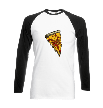 White/Black Printed T-shirt Front