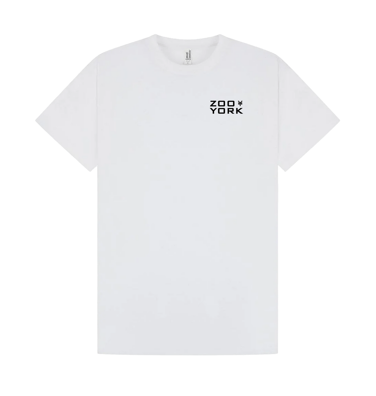 White Printed T-shirt Front