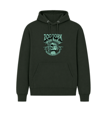 Forest Green Printed Hoody Front