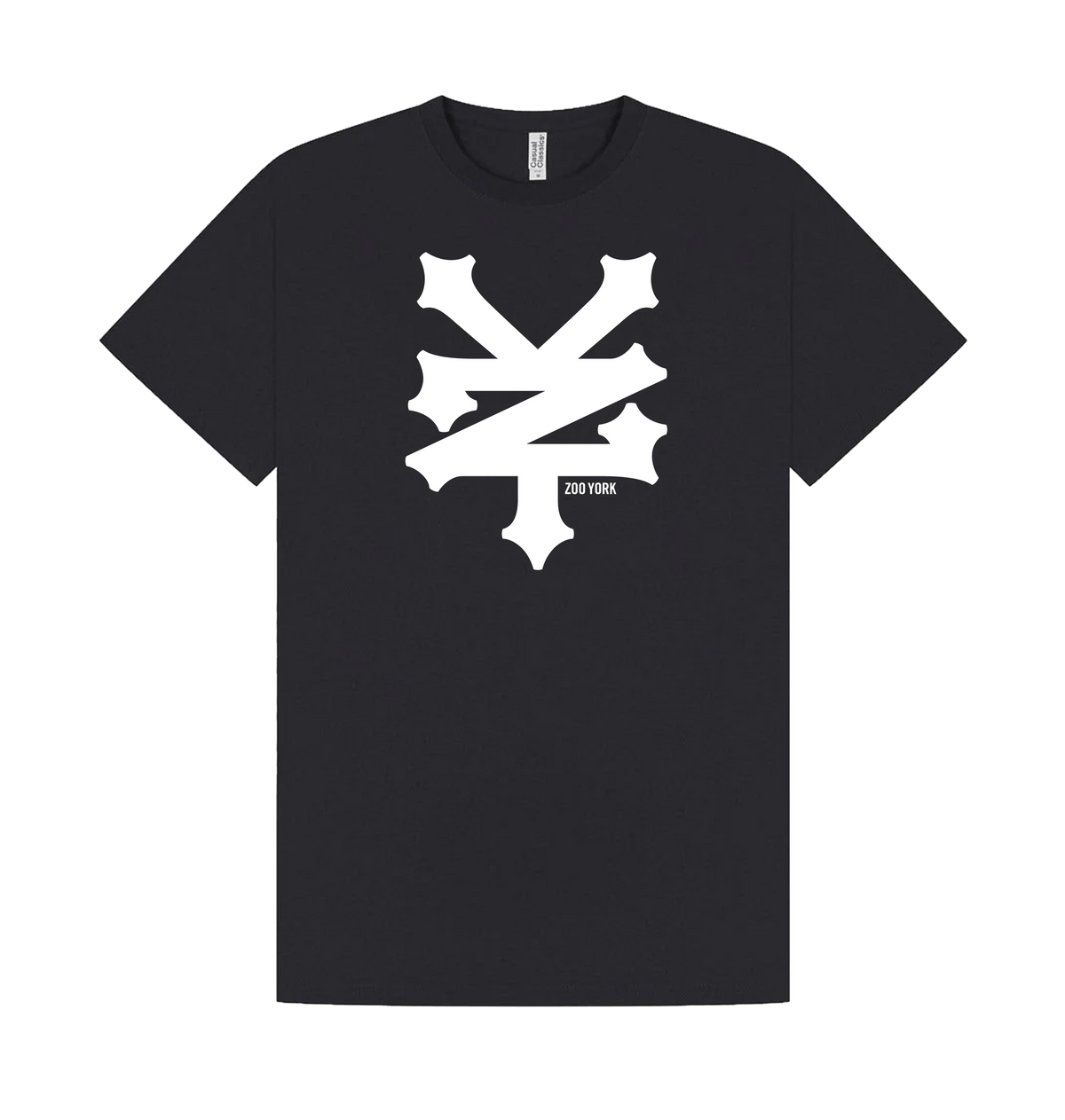 Navy Printed T-shirt Front