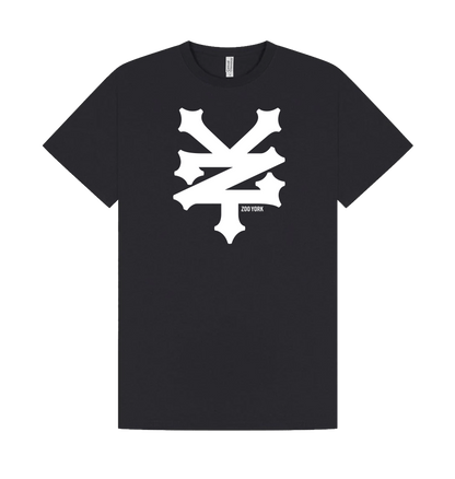 Navy Printed T-shirt Front