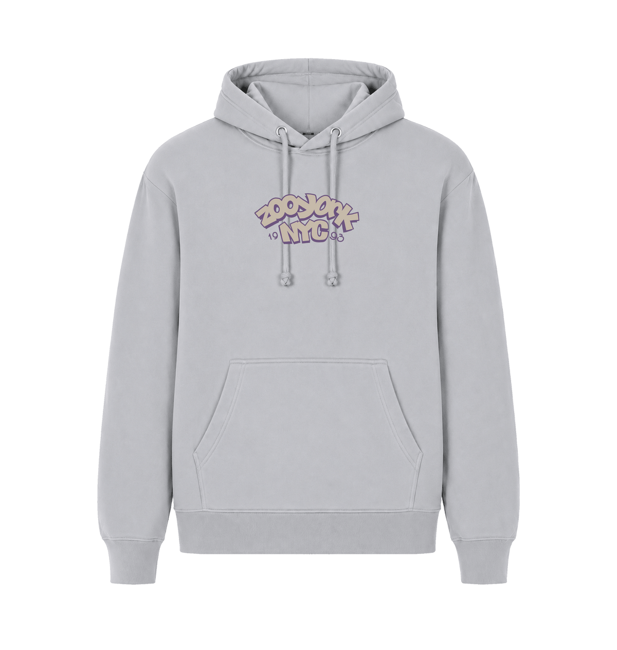 Sport Grey Printed Hoody Front