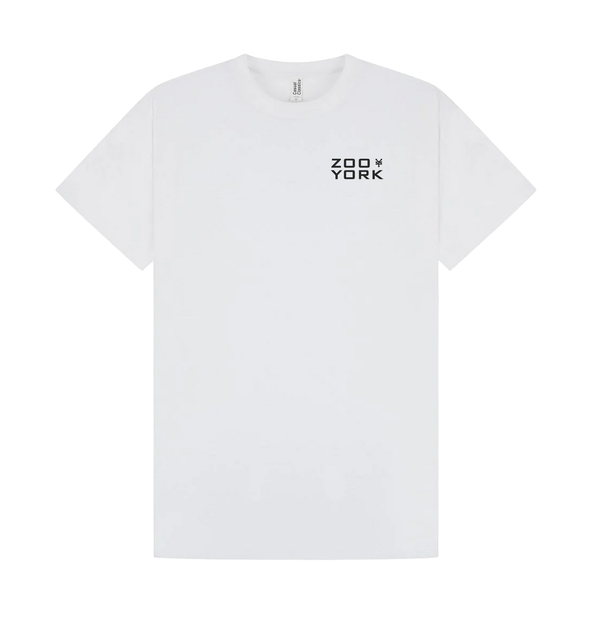 White Printed T-shirt Front
