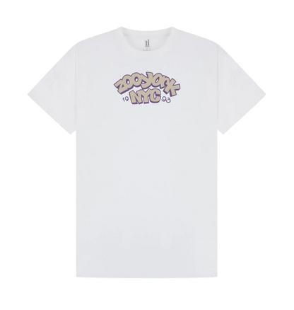 White Printed T-shirt Front