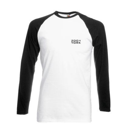 White/Black Printed T-shirt Front