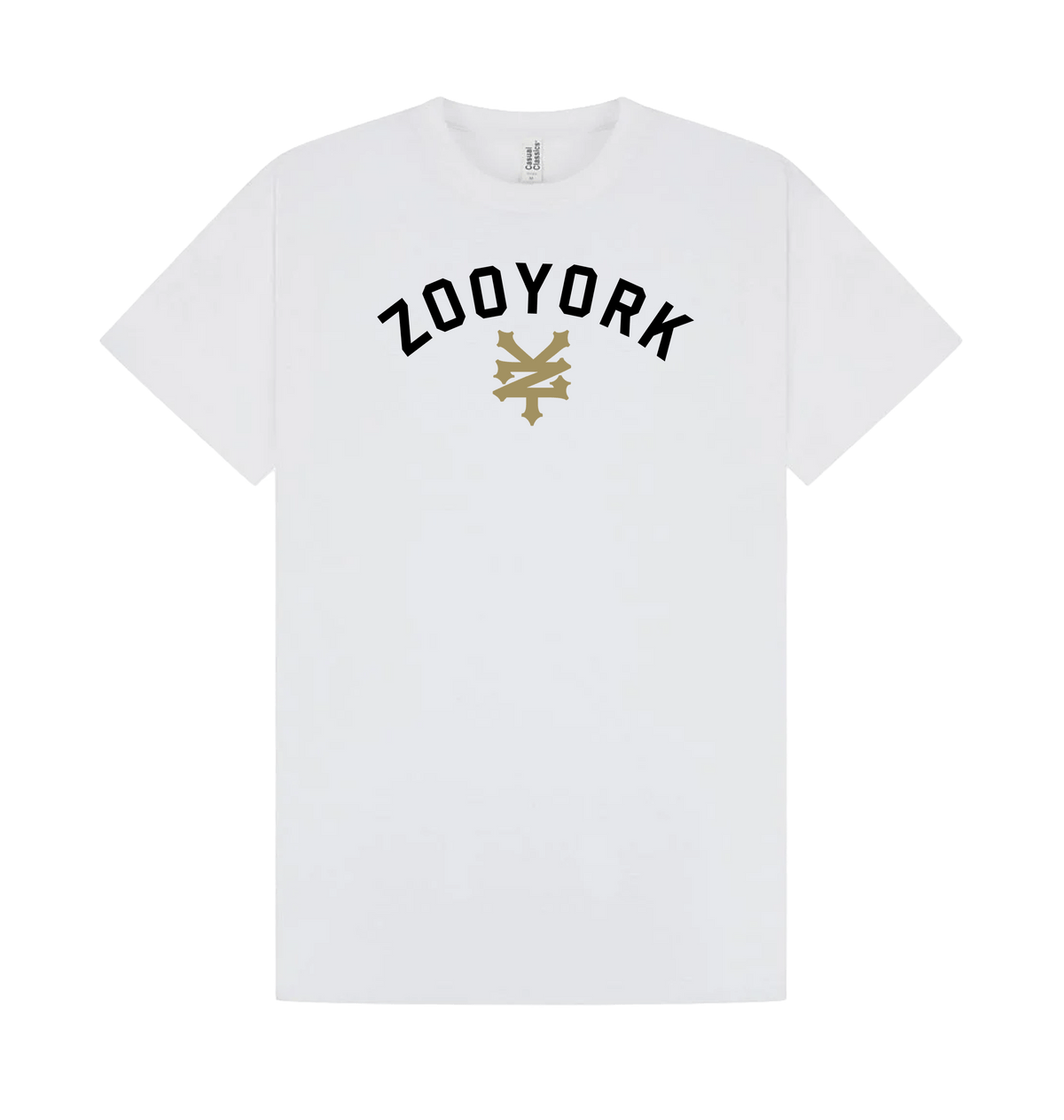 White Printed T-shirt Front