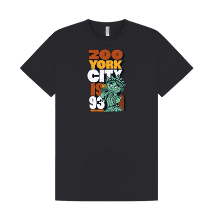 Navy Printed T-shirt Front