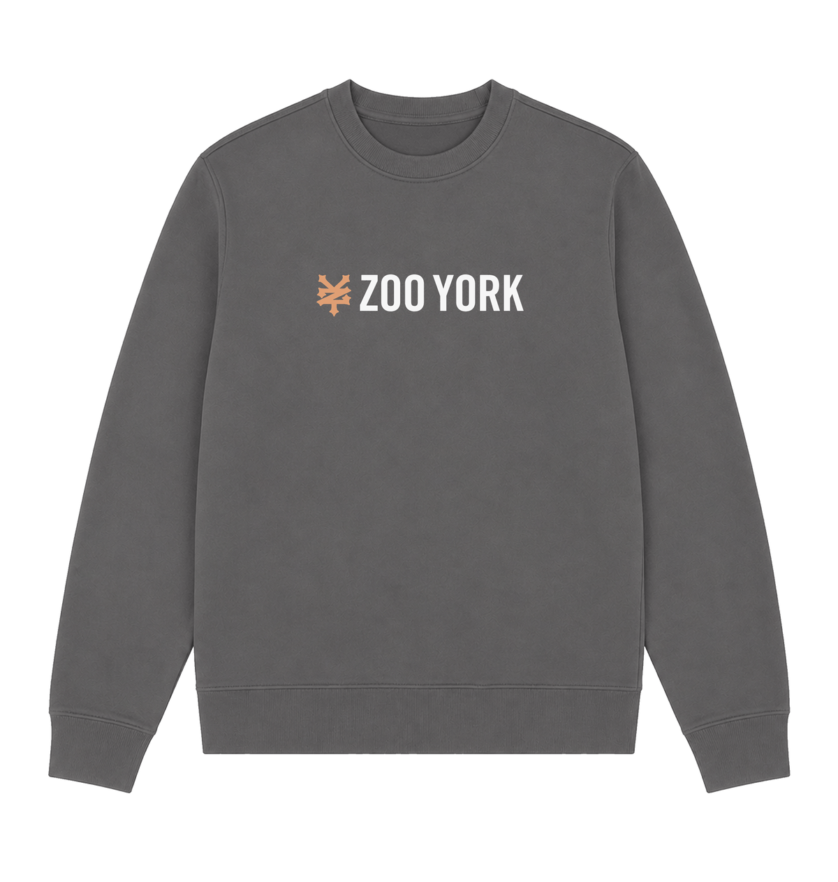 Charcoal Printed Sweater Front
