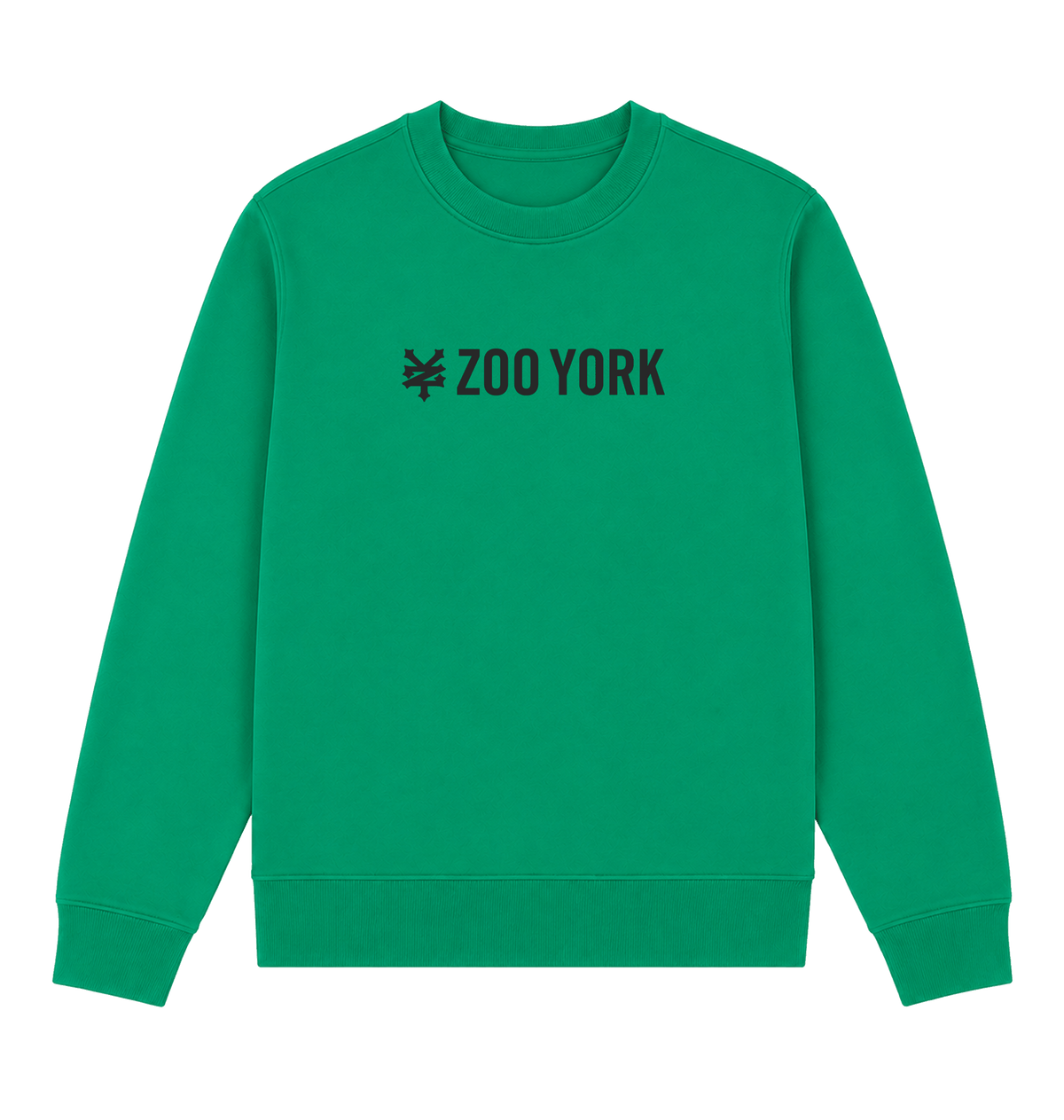 Kelly Green Printed Sweater Front