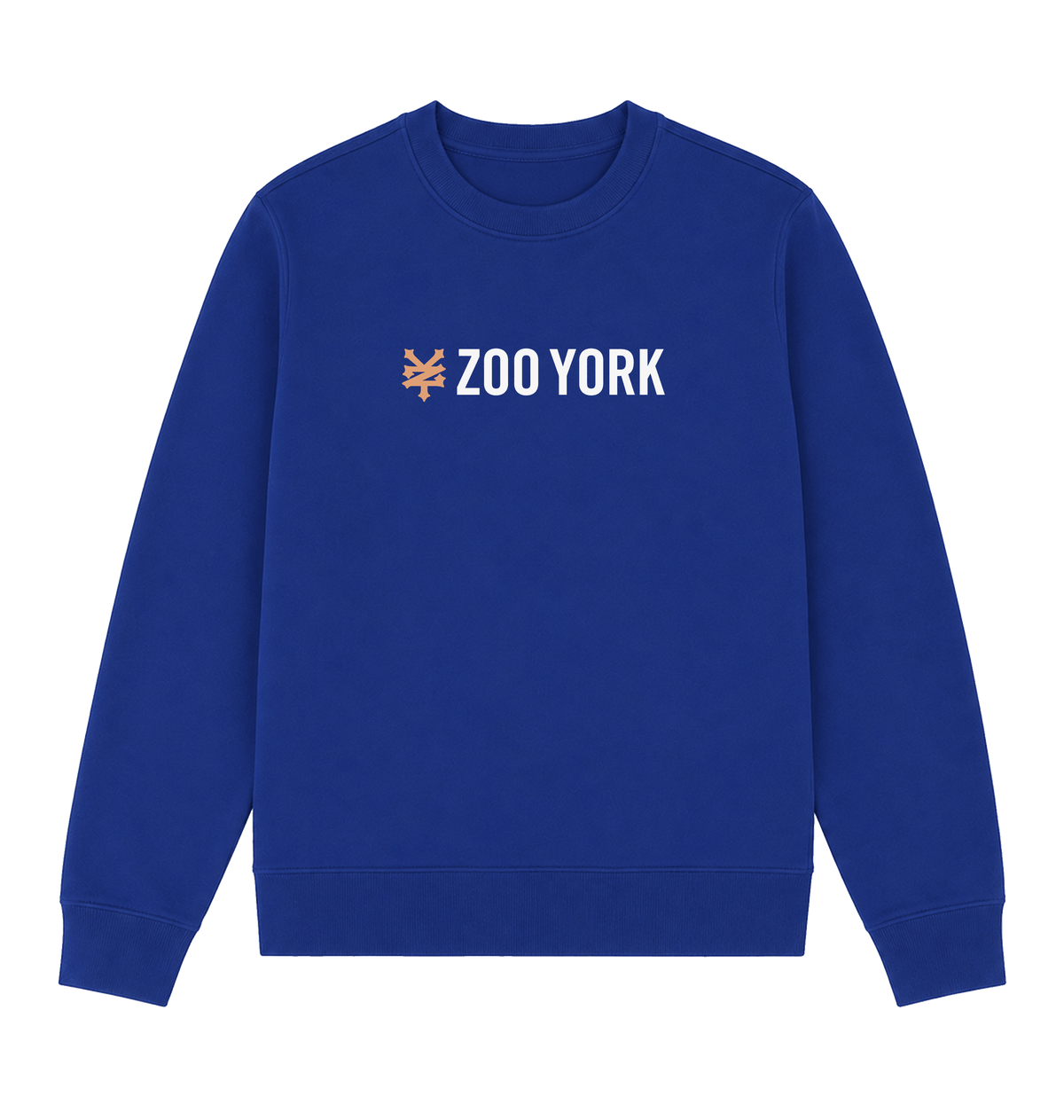 Cobalt Printed Sweater Front