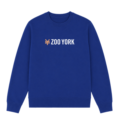 Cobalt Printed Sweater Front