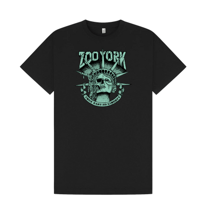 Black Printed T-shirt Front