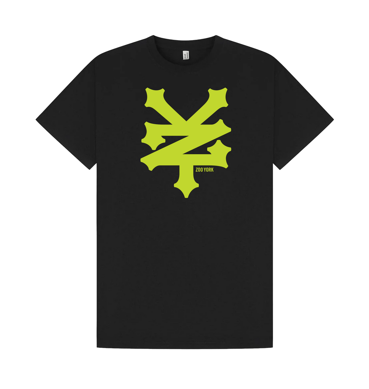 Black Printed T-shirt Front