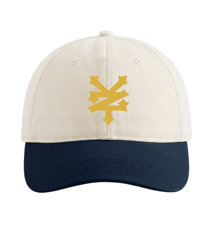 Natural/French Navy Caps Front