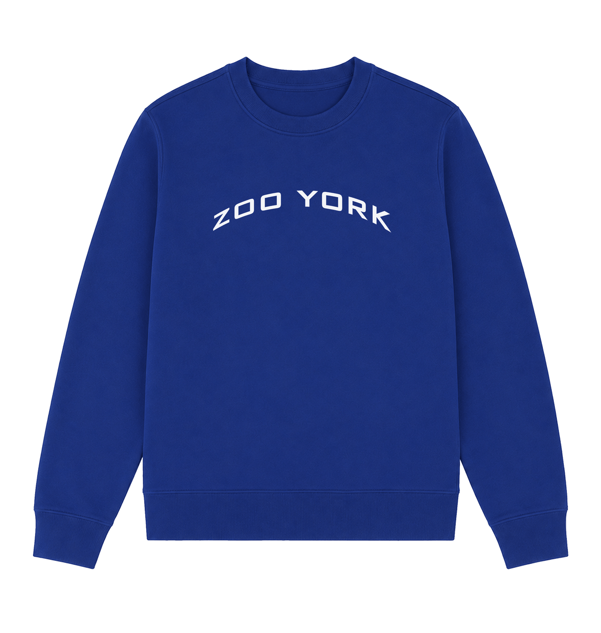 Cobalt Printed Sweater Front