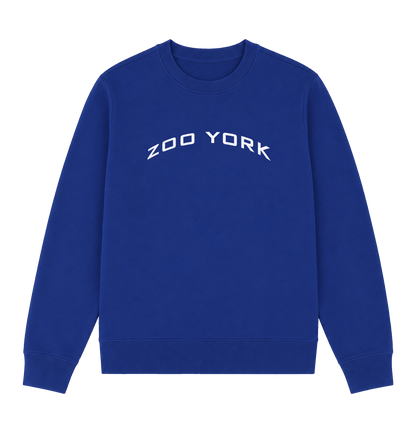 Cobalt Printed Sweater Front