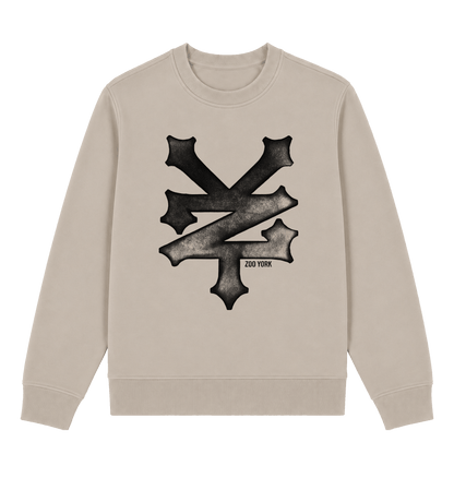 Sand Printed Sweater Front