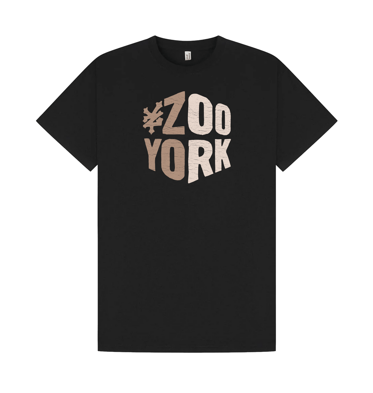 Black Printed T-shirt Front