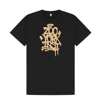 Black Printed T-shirt Front