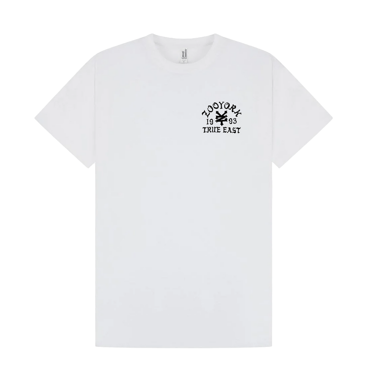 White Printed T-shirt Front