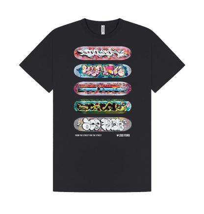 Navy Printed T-shirt Front