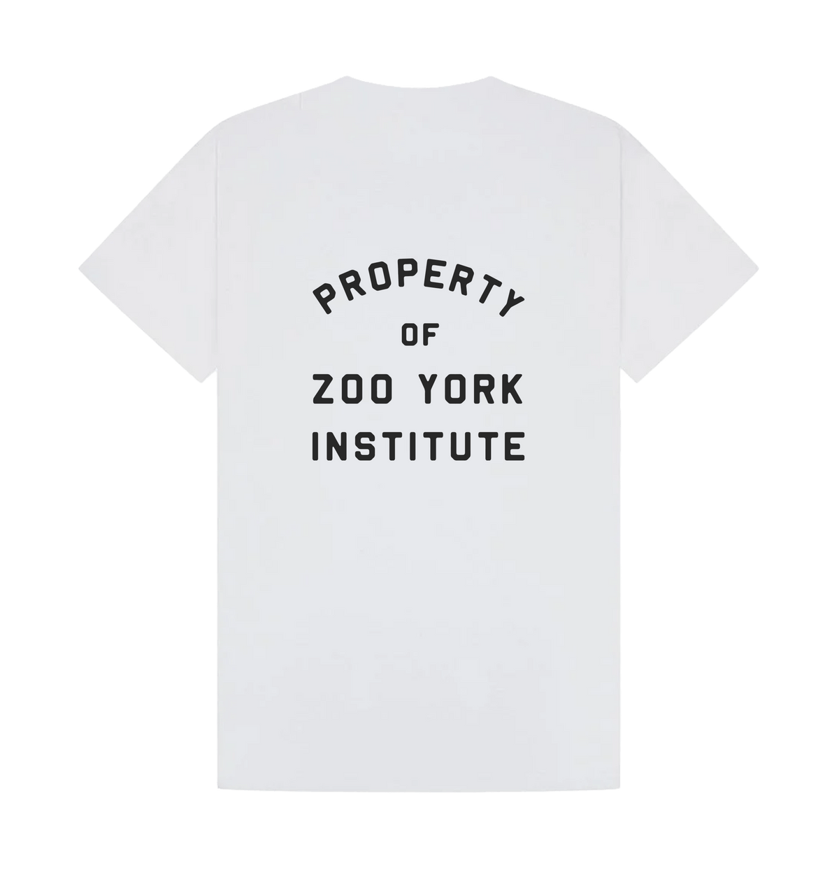 White Printed T-shirt Back