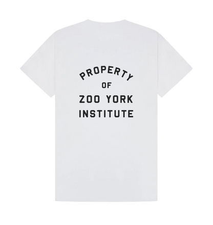 White Printed T-shirt Back