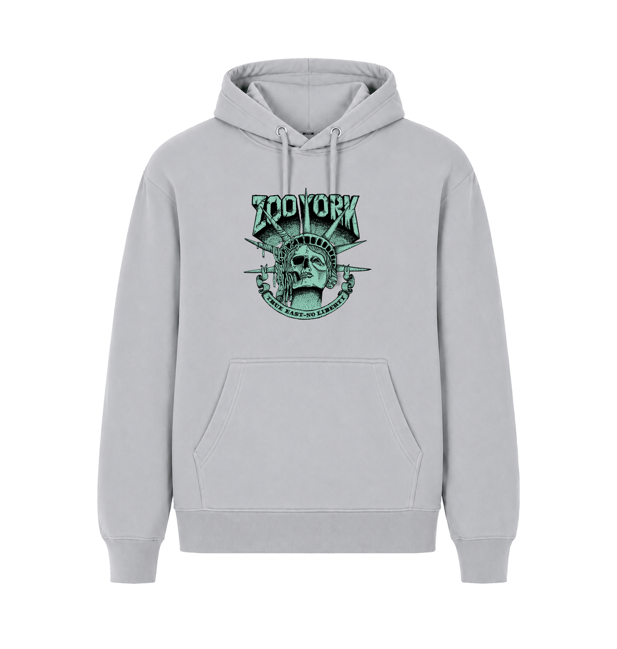 Sport Grey Printed Hoody Front