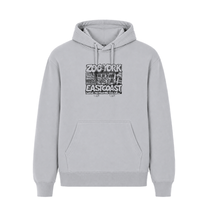 Sport Grey Printed Hoody Front
