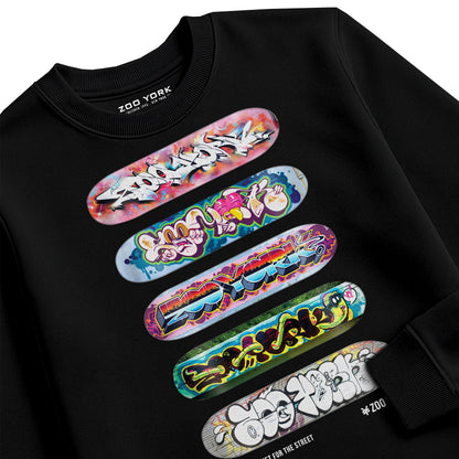 Zoo York Decks Crew Sweat Black - detail