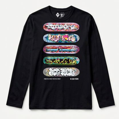 Zoo York Decks Long Sleeve T-Shirt Black - front