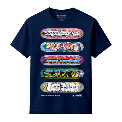 Zoo York Decks T-Shirt Navy Blue - front