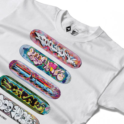 Zoo York Decks Long Sleeve T-Shirt White - detail