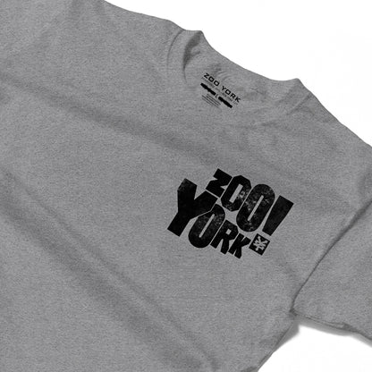ZOO YORK BLOCKPARTY T-SHIRT GREY MARL