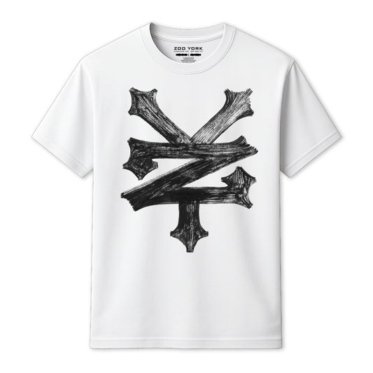 ZOO YORK BRUSHED T-SHIRT WHITE
