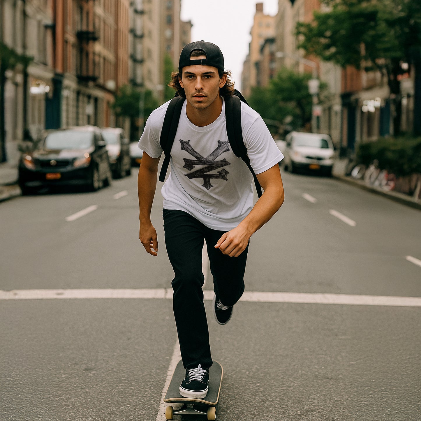 ZOO YORK BRUSHED T-SHIRT WHITE