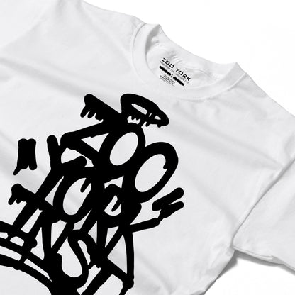 ZOO YORK DRIPPY T-SHIRT WHITE