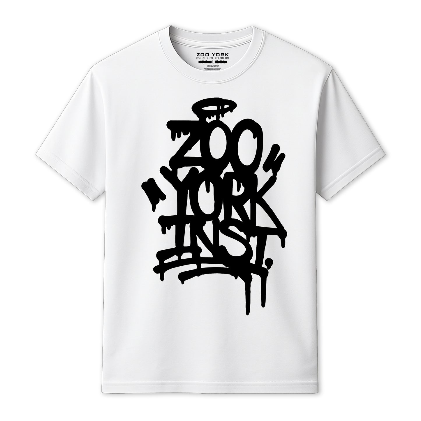 ZOO YORK DRIPPY T-SHIRT WHITE