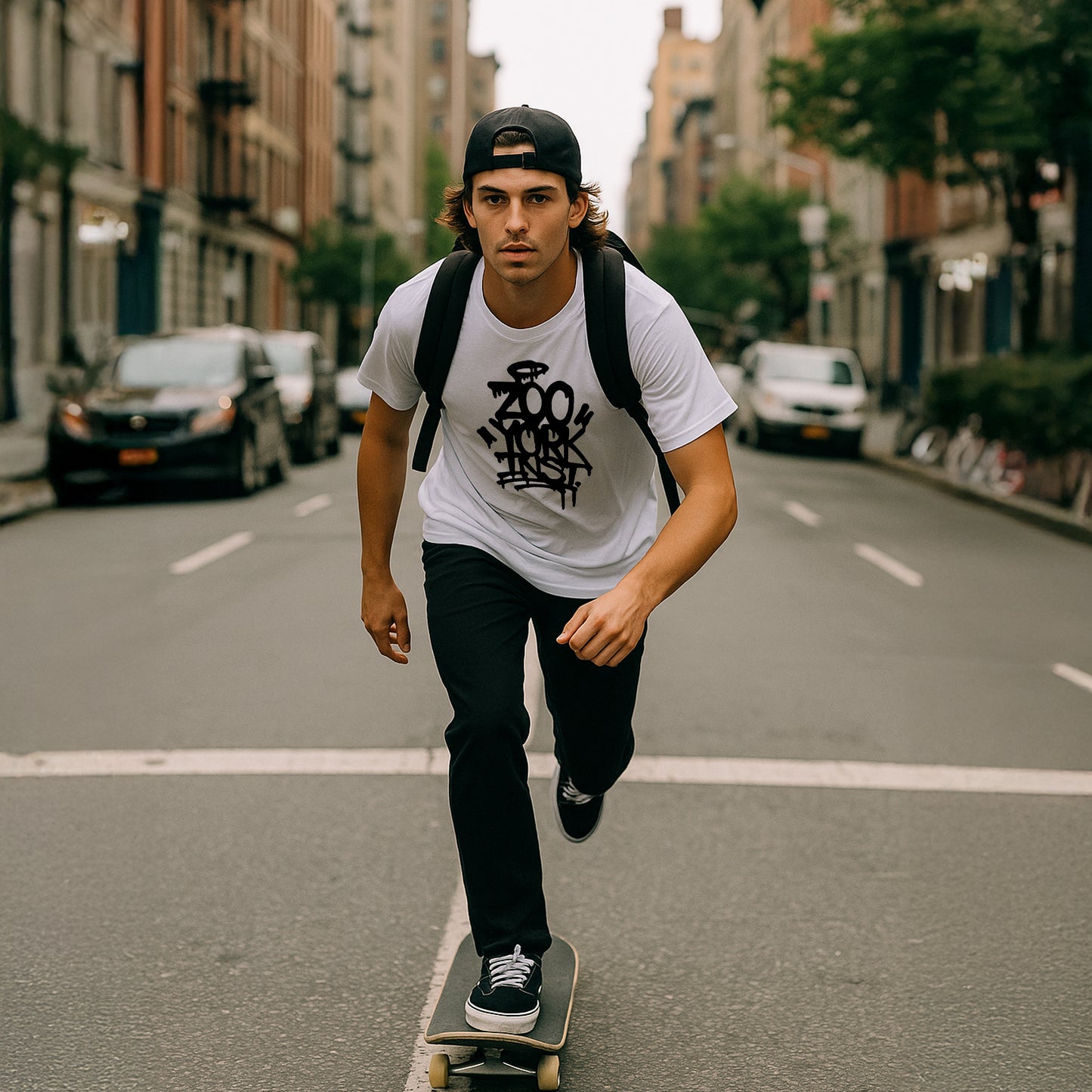 ZOO YORK DRIPPY T-SHIRT WHITE