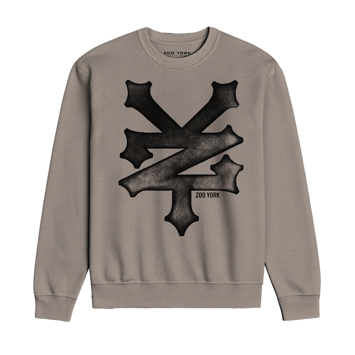Zoo York Trash Crew Sweat Stone - front