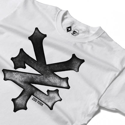 Zoo York Trash Long Sleeve T-Shirt White - detail