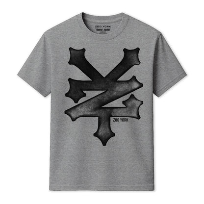 ZOO YORK TRASH T-SHIRT GREY MARL