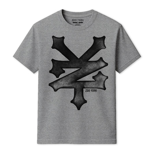 ZOO YORK TRASH T-SHIRT GREY MARL