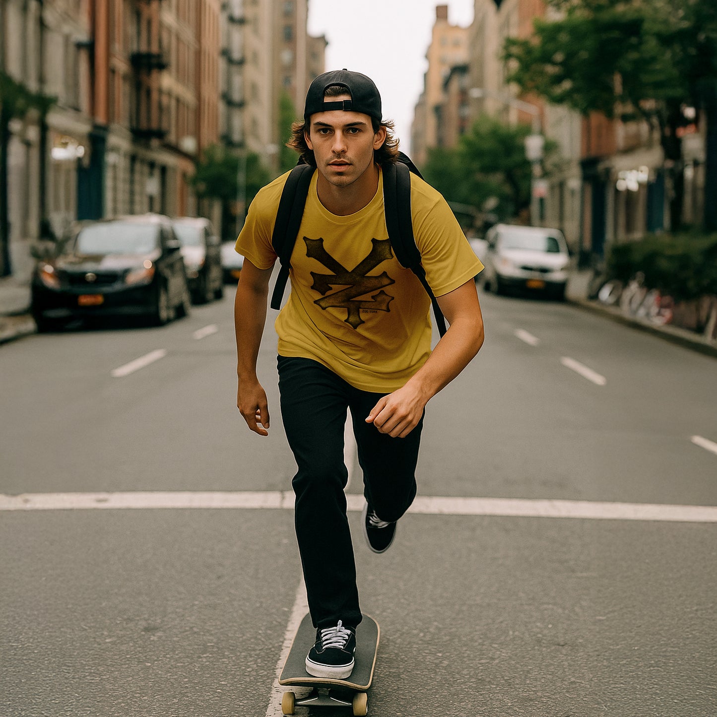 ZOO YORK TRASH T-SHIRT SUNFLOWER