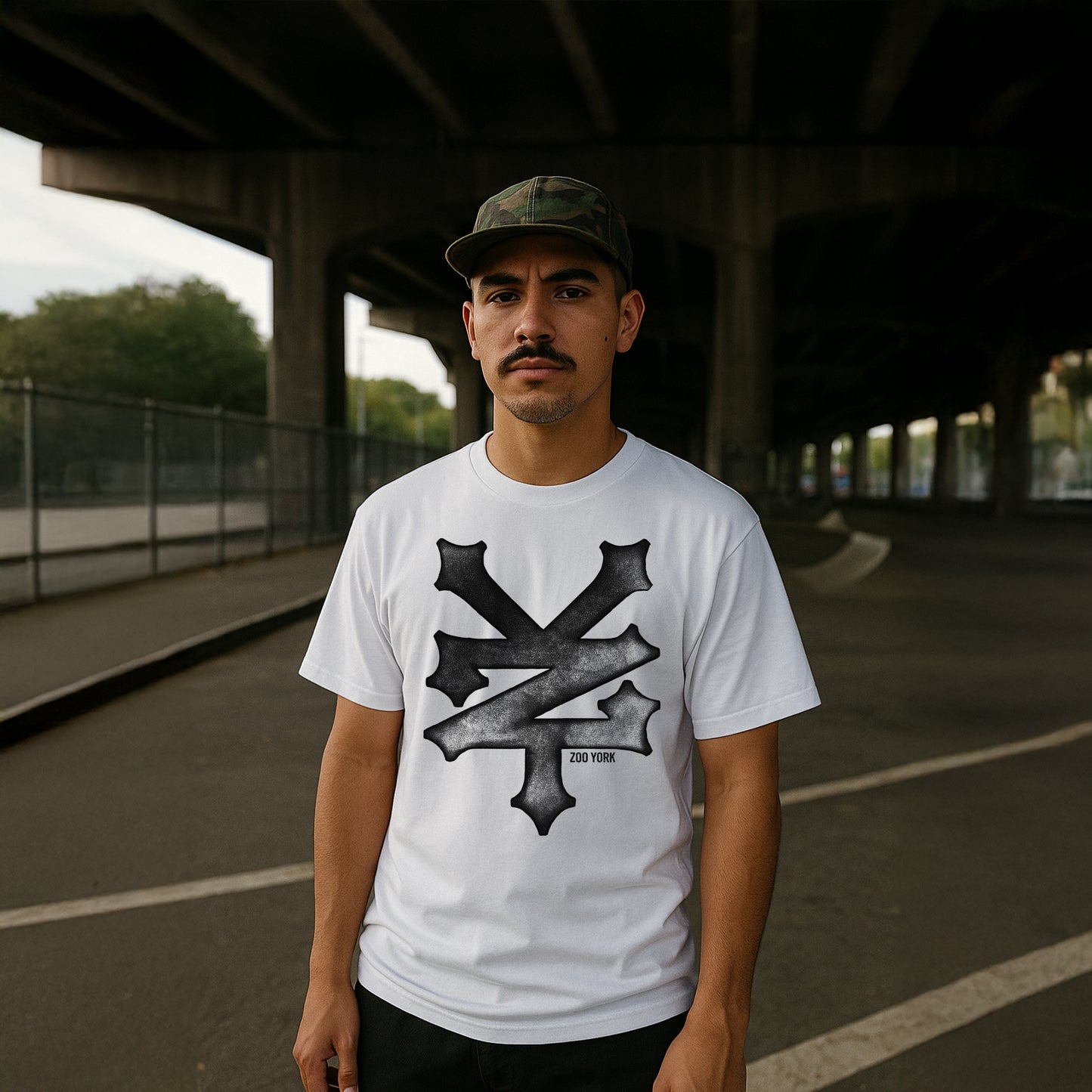 ZOO YORK TRASH T-SHIRT WHITE