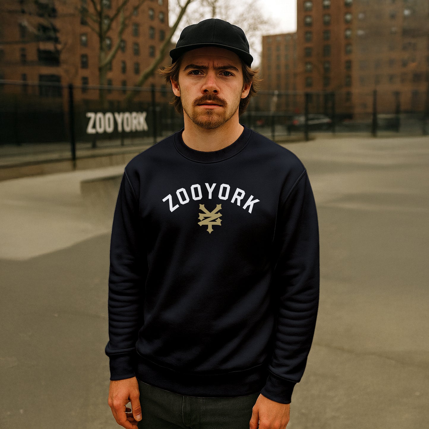 ZOO YORK STANDARD CREW SWEAT BLACK